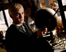 Tom Felton as Draco Malfoy in Harry Potter Signed 10x8 Photo + COA Slytherin