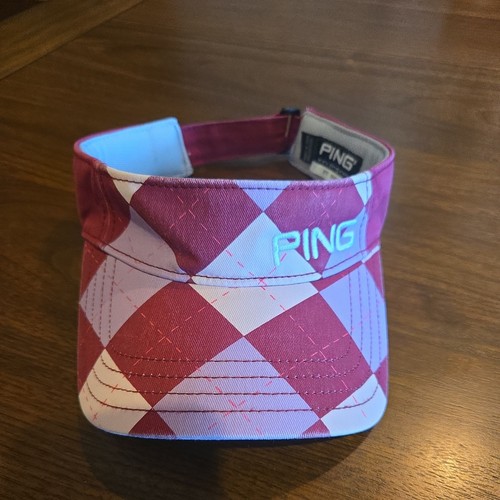 Ping golf visor - golf, plaid