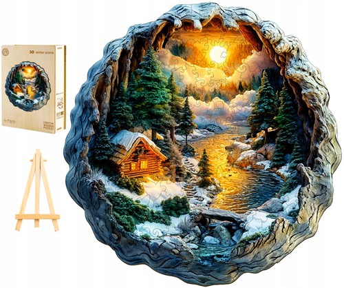 Wooden jigsaw puzzle 275 piece - jigsaw,