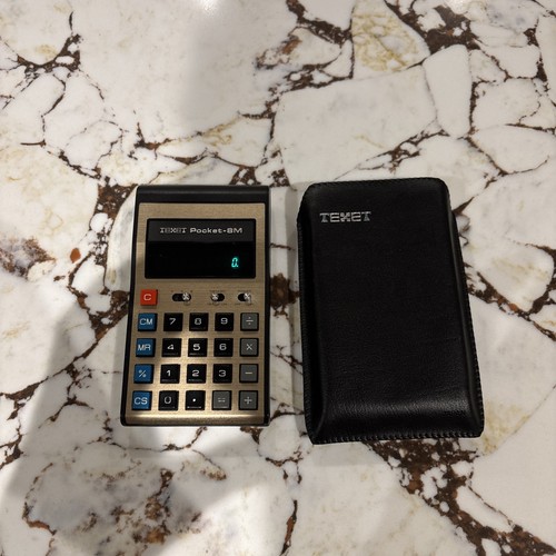 Vintage 1970s texet - texet, pocket-8m