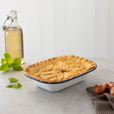 Hairy Bikers Enamel Pie Dish