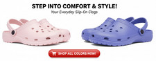 Ladies Work Clogs Breathable