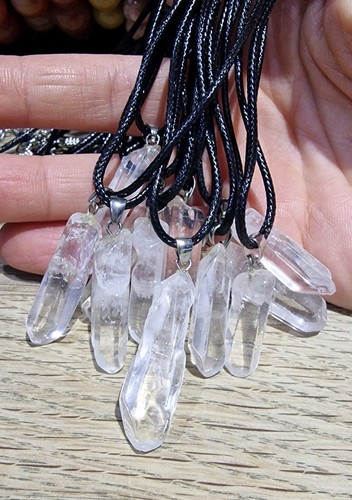 Natural raw clear quartz - natural,