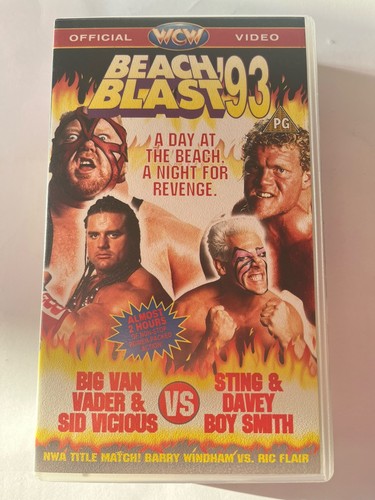 Wcw vhs beach blast - vhs,