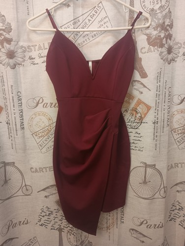 Maroon cocktail mini - maroon,