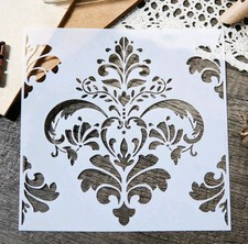 ?? Floral Pattern Stencil Reusable Home Decor Furniture Washable
