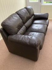 Leather Sofa 3-Seater And