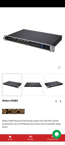 Midas hub4 monitor - hub4, system