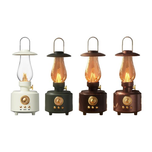 Retro table lamp - retro, with