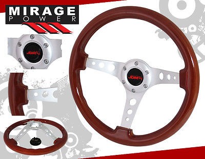 345mm light wood - chrome, center
