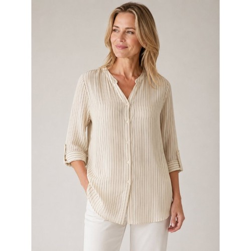Eileen fisher ivory striped - eileen,