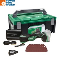 HiKOKI CV18DAW2Z 18v Brushless Multi Tool Body Only In Carry Case With Access...