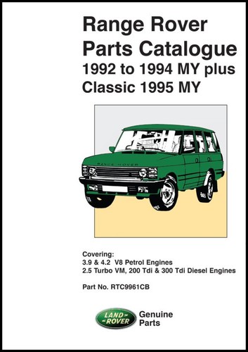 Range rover parts - rover,