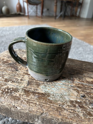 Large studio pottery mug - large,