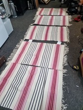 Set Of 8  Cotton Rugs 60 X