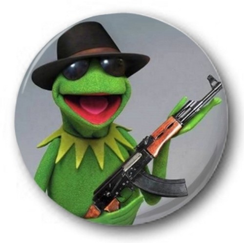 Kermit the frog - 25mm, 1"