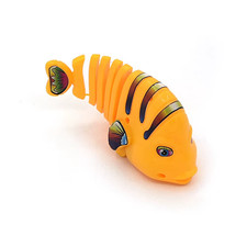 Pet Cat Toy Spring Swing Fish Hair Fish Tease Cat Pet Plastic Toy Pet Cat Toys I