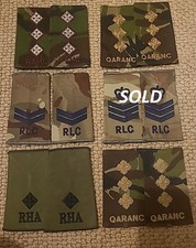 Vintage & Modern Military Army Epaulettes Sold As pairs 