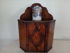 Antique Oak Smokers Corner