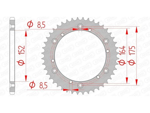Afam standard steel crown - standard,