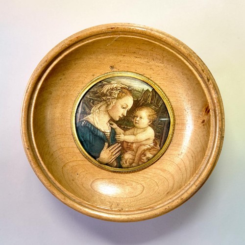 Vintage italian wood - vintage, plate