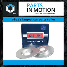 2x Brake Discs Pair Solid fits