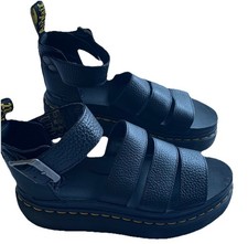 Dr. Martens Clarissa II Quad Soft Leather Gadiator Sandals Black UK6.5 EU40