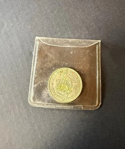 1942 george one shilling - uk,
