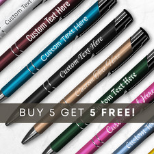 Engraved metal pens - metal,