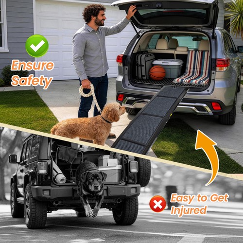 Folding dog ramp - ramp, cars
