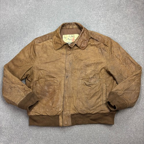 Leather flying jacket - leather,