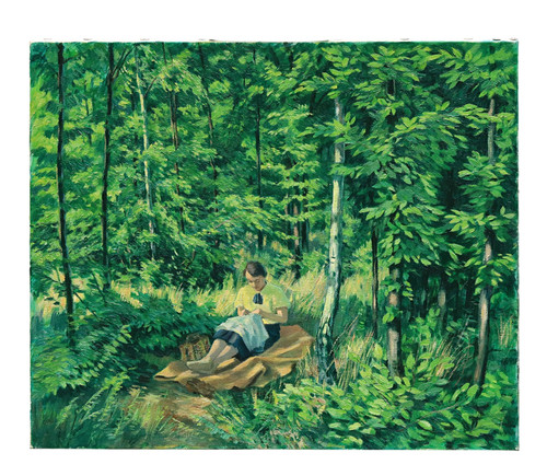 Woman the forest - woman,