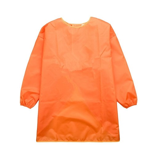 Long sleeve apron - long, drawing