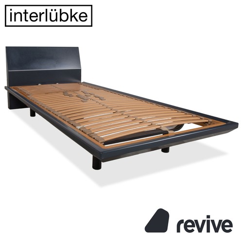 Interlübke wooden bed dark - wooden,