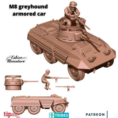 Wwii m8 greyhound - us,
