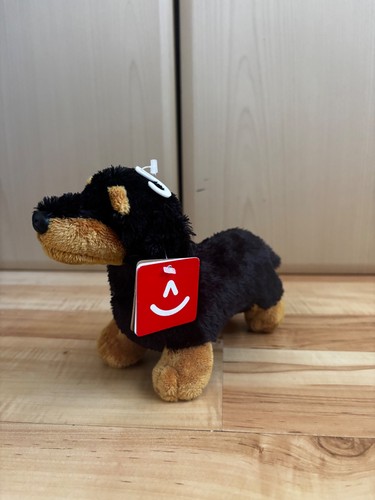 Black brown sausage dog - brown,