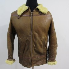 Original Shearling B3 LeatherShearling Mens Jacket Chest 40/42 UK M REF (Y01011)