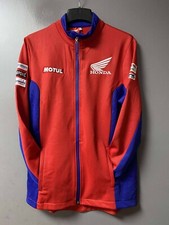 GENUINE HONDA BRITISH SUPERBIKE BSB TEAMWEAR BIKER PERFORMANCE ZIP TOP SIZE M