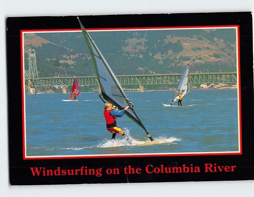 Postcard windsurfing the - postcard, on