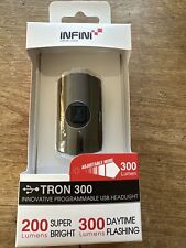 Infini Tron 300 Lumens USB Front Light Bike Cycling Rechargeable Bright 