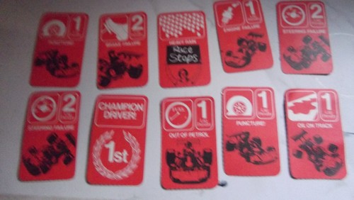 Scalextric track cards - track, set