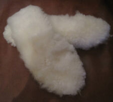 LUXURY SUPER THICK SHOE SLIPPER PURE SHEEPSKIN INSOLES SUEDE BACK