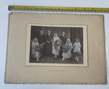 Antique Victorian / Edwardian Wedding Photo - C E Willis, 87 Bradshawgate Bolton