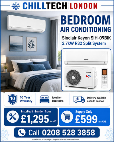 Bedroom air conditioner 7kw - bedroom,