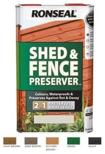 Ronseal Shed and Fence