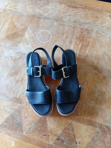Dune black sandals,size
