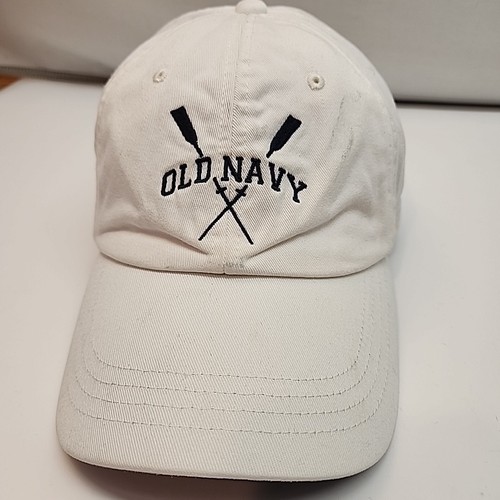 Old navy white cap hat - old,