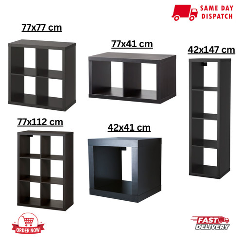 Ikea kallax black - ikea,