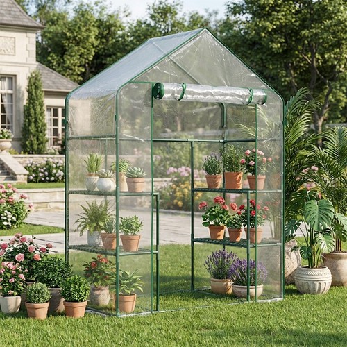 Walk garden greenhouse with - garden,