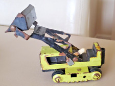 Rare Original Vintage 1960s Tonka 55290 Bulldozer Digger Lime Green Tinplate Toy